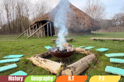 Roundhouse and fire pit